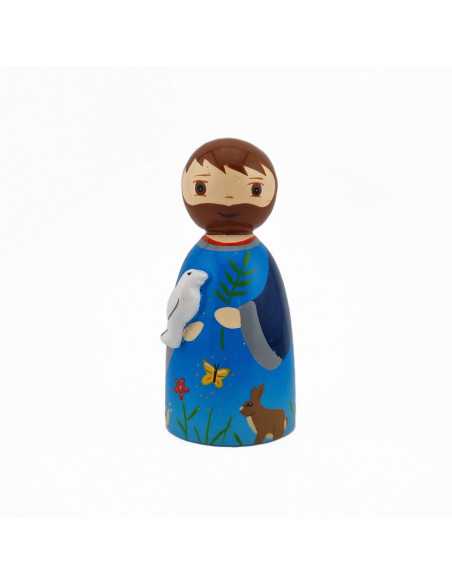 Crèche en bois tourné - Noé