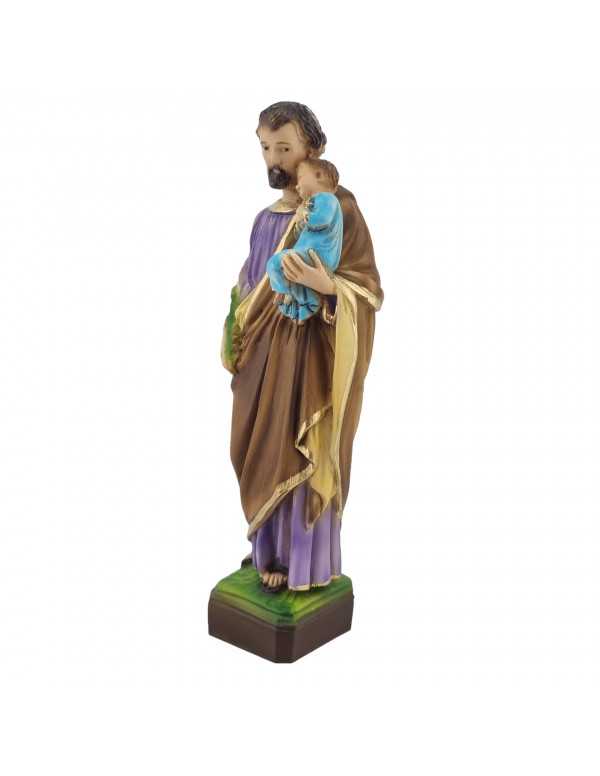 Statue of Saint Joseph with the Infant Jesus -...