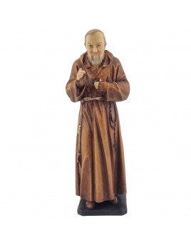 Statue du Padre Pio en résine de 20 cm