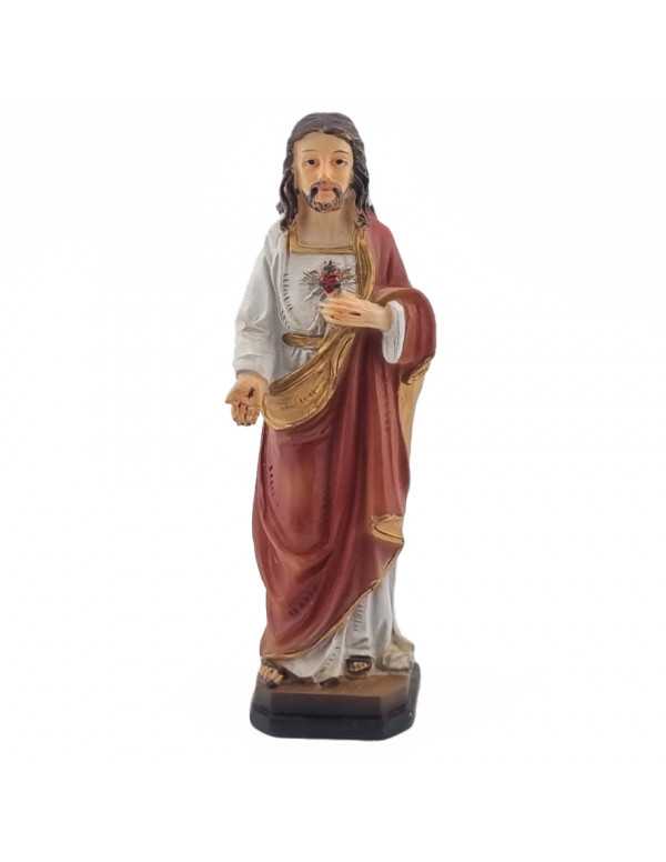 Petite statue du Sacré-Cœur en polyrésine