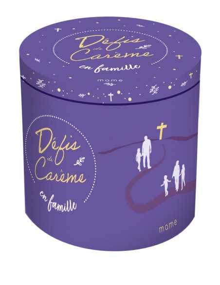 Une jolie boîte avec 52 défis pour petits et grands pour chaque jour du Carême.