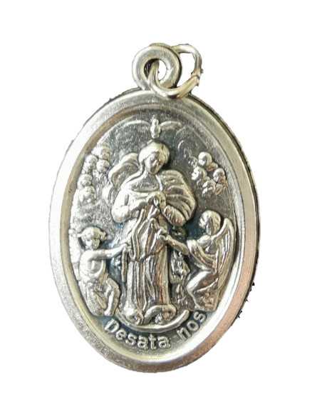 Médaille ovale - Marie qui défait les nœuds