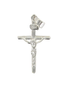 Jolie petite croix avec Christ en argent 925°/°° 2
