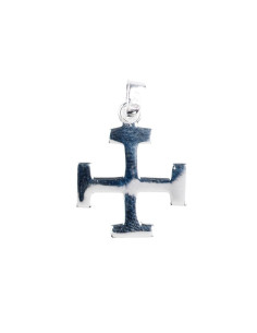 Pendentif croix scoute en argent