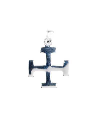 Pendentif croix scoute en argent