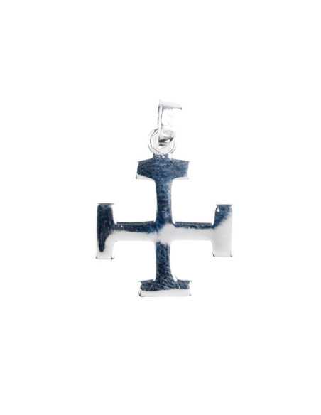 Pendentif croix scoute en argent