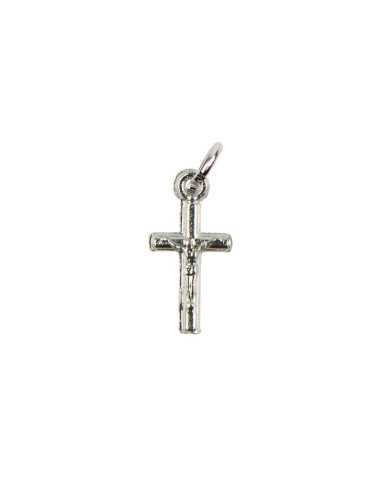 Petite Croix avec Christ - Pendentif en métal...