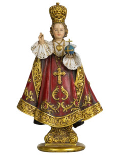 Statue du Saint Enfant-Jésus de Prague - 15 cm
