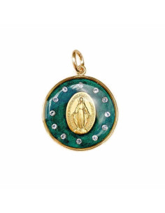 Médaille miraculeuse couronnée d'étoiles