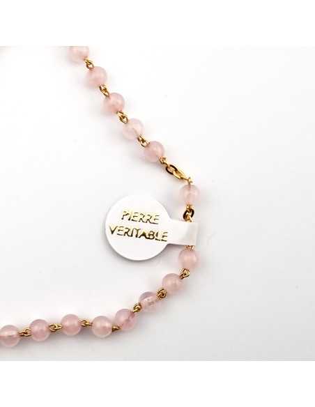 Chapelet stellor quartz rose
