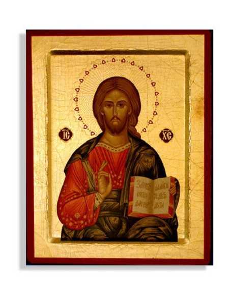Véritable icône byzantine du Christ de Kazan