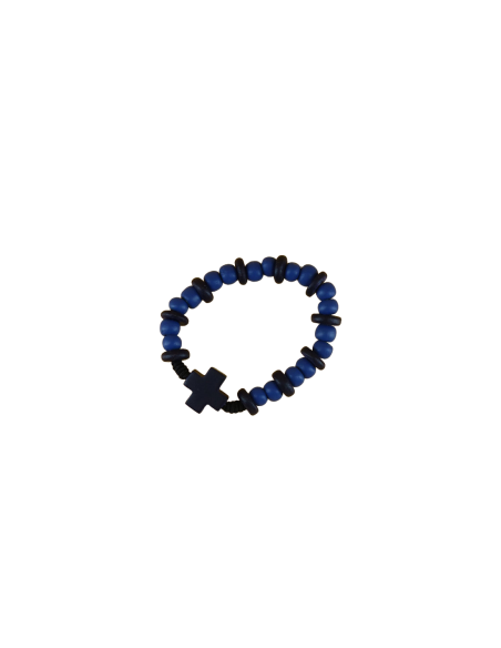 Bracelet - Dizainier en bois peint à la main, réalisé par un atelier solidaire des Philippines.
