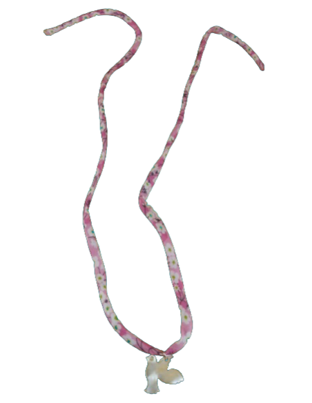 Collier Colombe en nacre - liberty rose
