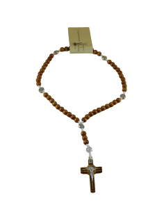 Chapelet de saint Benoît en bois exotique