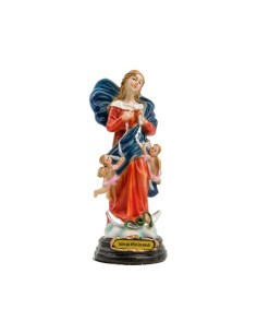 Statue de Marie qui défait les nœuds en résine. Plusieurs tailles au choix