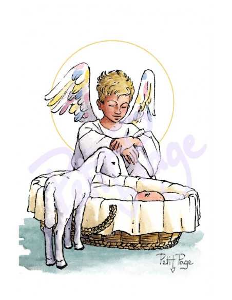 Baptême Ange Agneau - Image