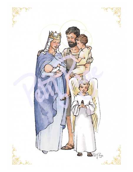 La Sainte Famille accueille le nouveau baptisé - Carte