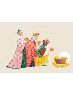 Carte de Noël - Adoration des mages 2