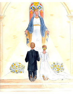 Consécration à la Vierge Marie - Carte