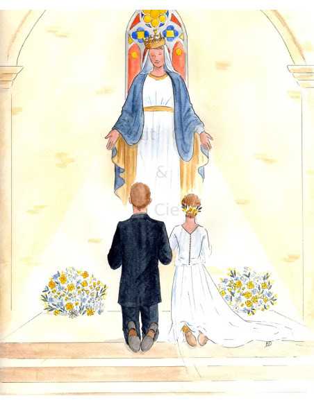 Consécration à la Vierge Marie - Carte
