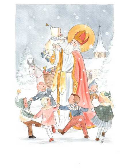 Carte de Saint Nicolas