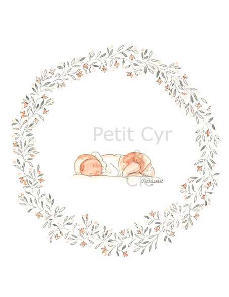 Carte de félicitations - petite fille