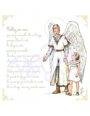 Prière à l'ange gardien - Carte