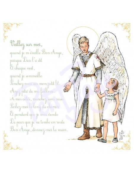Prière à l'ange gardien - Carte