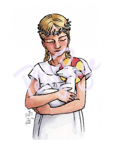 Enfant à l'Agneau - Image