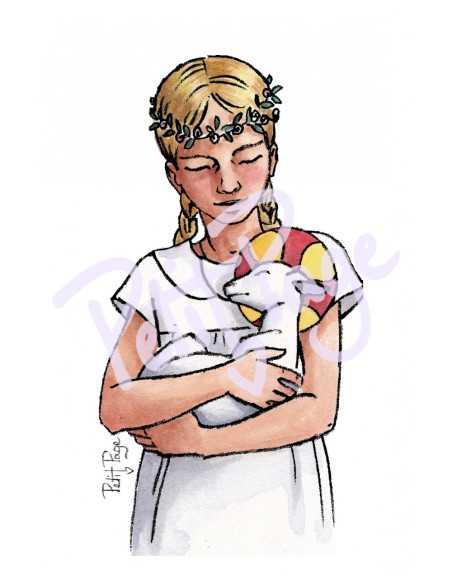 Enfant à l'Agneau - Image