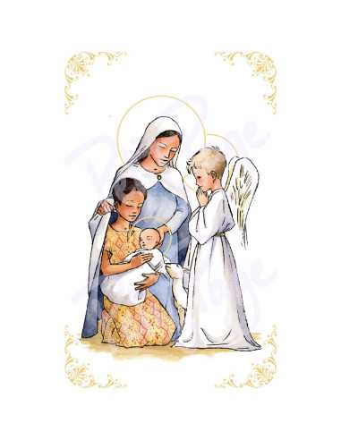 Petit Jésus, petit agneau - Petite carte prière...