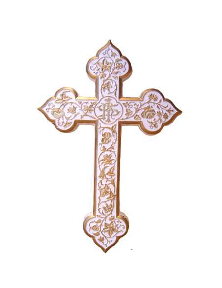 Croix ornée dorée
