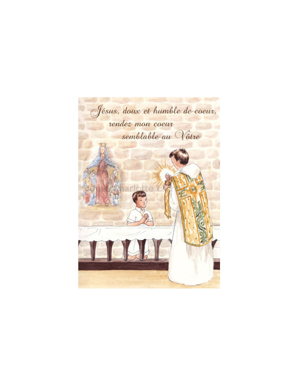 Image de première communion d'Anne-Charlotte Larroque