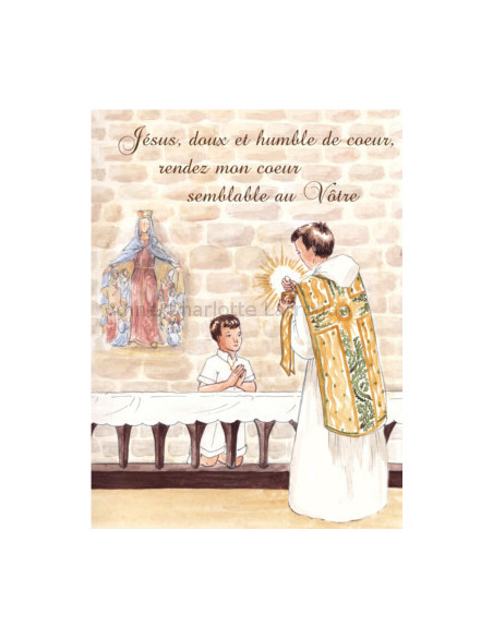 Image de première communion d'Anne-Charlotte Larroque
