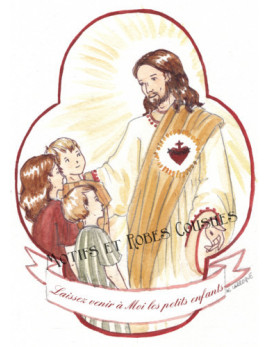 image première communion sacré-coeur de Jésus d'Anne-Charlotte Larroque.