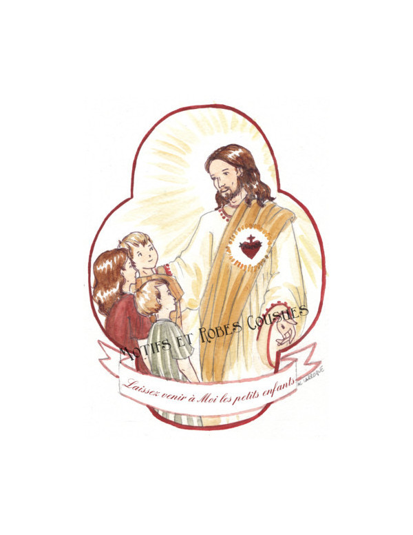 image première communion sacré-coeur de Jésus d'Anne-Charlotte Larroque.