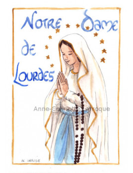 Image de Notre-Dame de Lourdes d'Anne-Charlotte Larroque