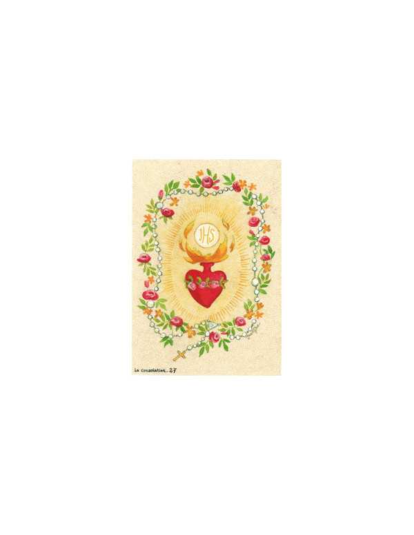 Image du Sacré-Cœur réalisée par les petites sœurs de la Consolation