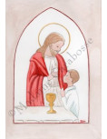 Communion garçon Christ - Image
