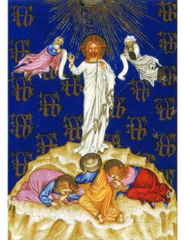 La transfiguration, Missel franciscain du XIV° siècle - image