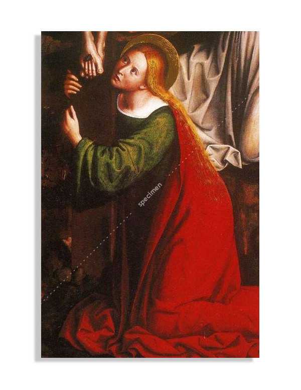 Sainte Marie-Madeleine par Louis Bréa (XVème siècle). Musée de Cimiez à Nice.