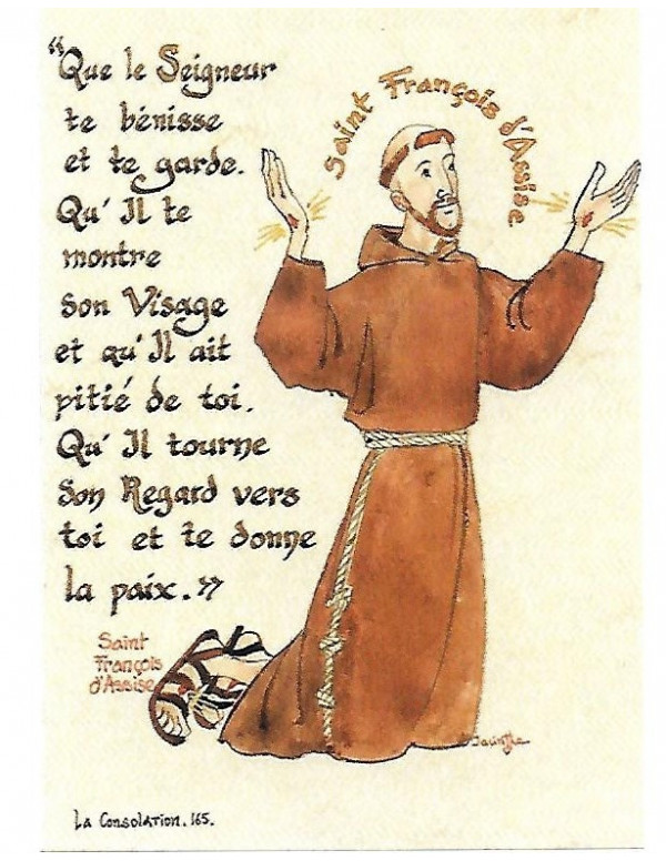 image de saint François d'Assise des sœurs de la consolation