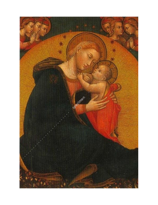 La Vierge et l'Enfant - Lippo di Dalmasio - carte double