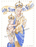 Notre-Dame des Victoires- Carte Sainte Vierge Marie