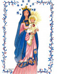 Notre-Dame du Sacré-Cœur - Carte Sainte Vierge Marie