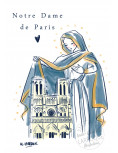 Notre-Dame de Paris  - Carte Sainte Vierge Marie