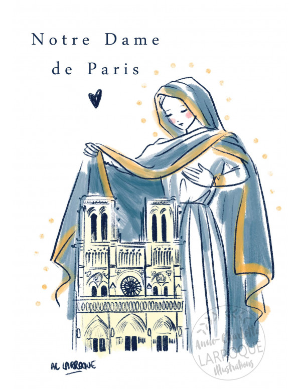 Image Notre-Dame de Paris d'Anne-Charlotte Larroque