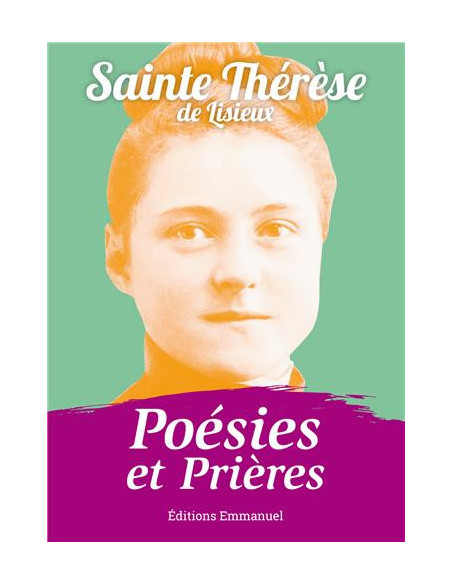 Petit livre format poche contenant les poésies et prières de sainte Thérèse de l'Enfant-Jésus