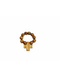 Olive wood decade rosary