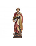Statue en bois peint Saint Pierre
